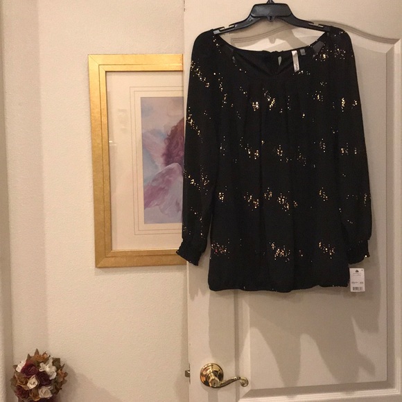 Elegant Sparkling New York Collection Blouse - Picture 1 of 8